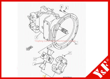 kupować Jcb Js220 Excavator Coupling For Jrj0213 Hydraulic Pump Drive Group Connect Engine online manufacture