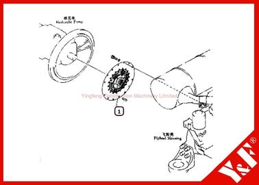 kupować Customized Komatsu Excavator Parts PC200-6 Damper 20Y-01-11112 6D102 Engine online manufacture