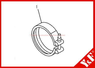 kupować Komatsu Excavator Parts PC200-7 6732-81-8220  CLAMP 6D102 Engine online manufacture