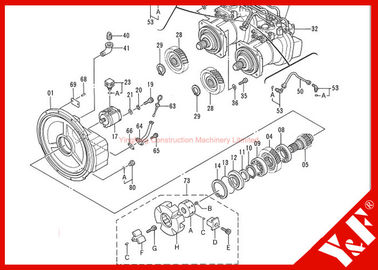 kupować Hitachi Excavator Engine Drive coupling to Engine Flywheel Mounting Hydraulic Pump Shaft online manufacture