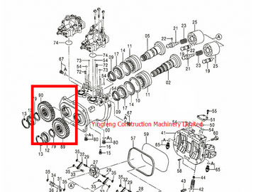 3100993/3100994 Pompa hydrauliczna Przekładnia Akcesoria do koparek Hitachi