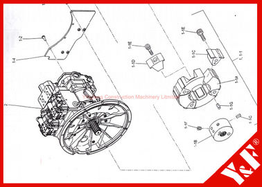 Kobelco Excavator SK460-8 SK480 Coupling LS30P01063F1 2418R660S001 LS30P01063S003 LS30P01063S004